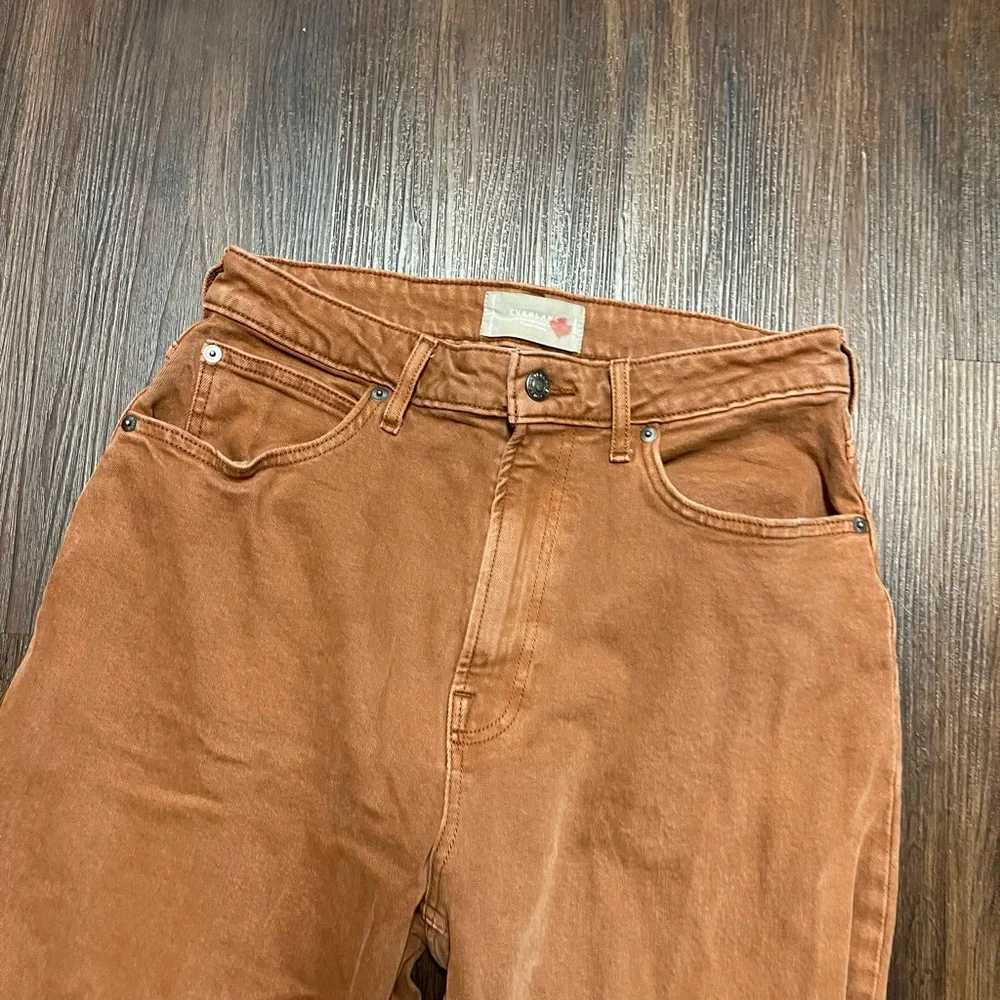 Everlane The Way High Curvy Jean Rich Earth Organic Cotton
